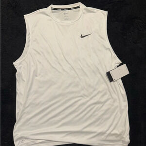 Nike Dri-Fit Tank Top men’s, Size XL, Color white